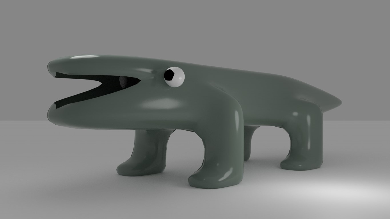3D Krokodil