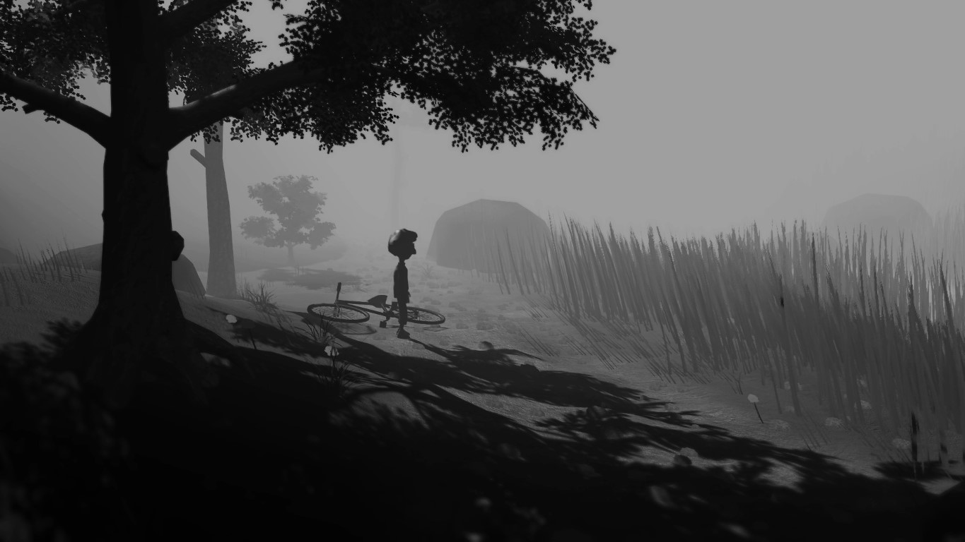 Abstrakte Tuschezeichnung