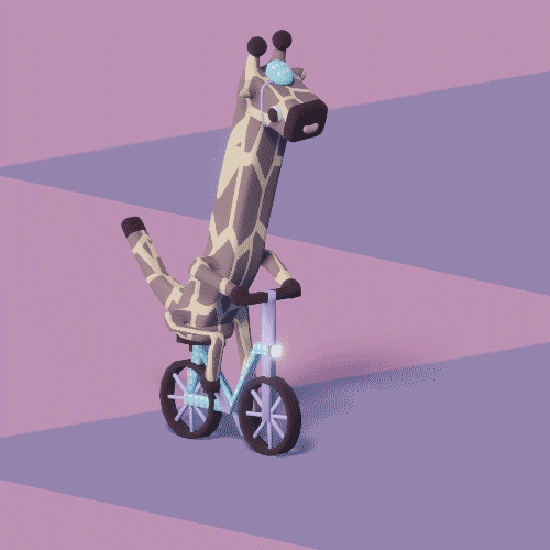 Gilbert fährt Fahrrad