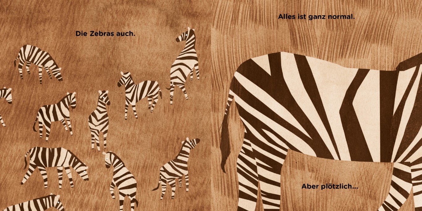 Zebras auf einer Weide